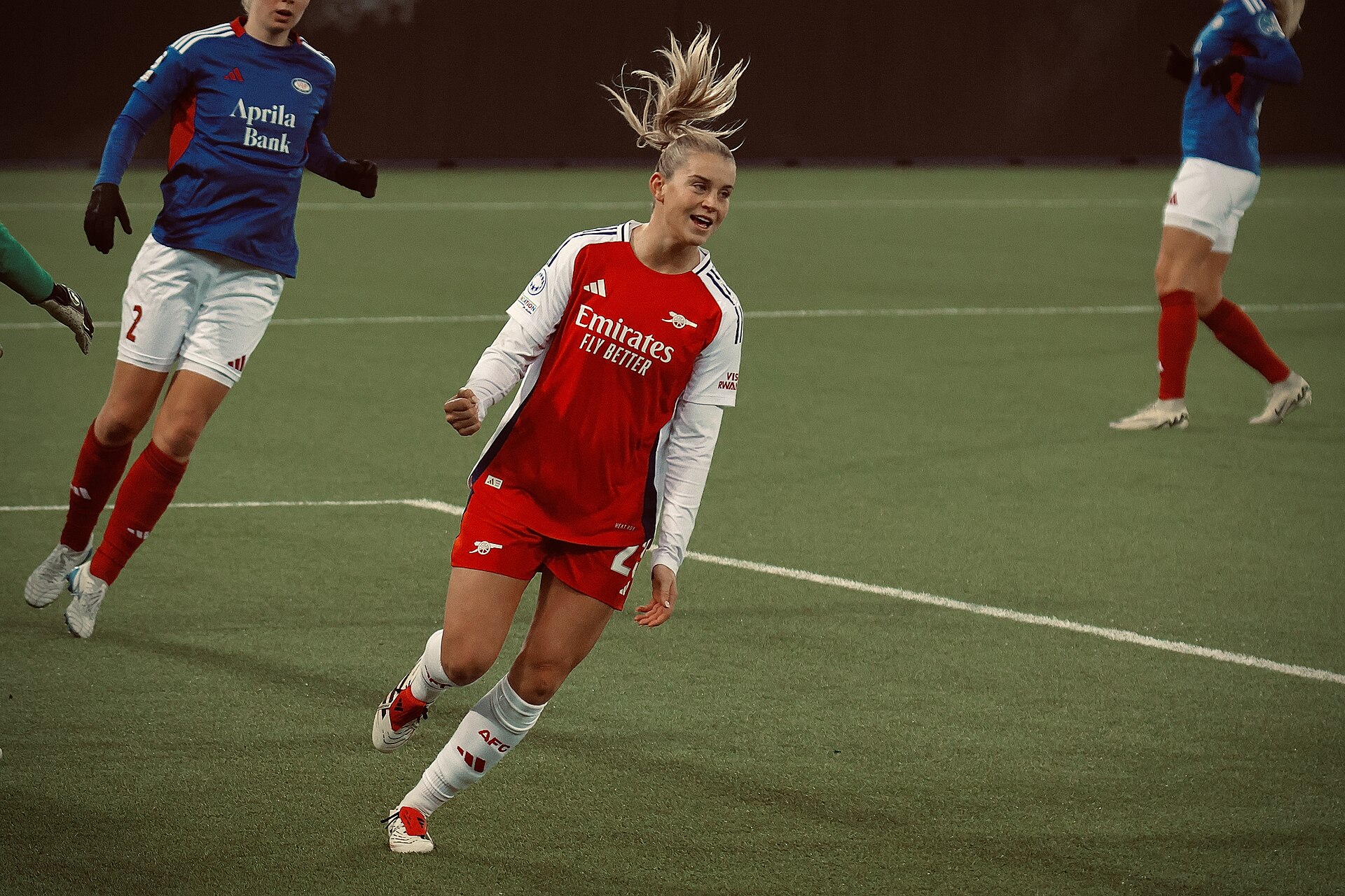 Archival photograph: Arsenal against Vålerenga in the Women’s Champions League in December 2024