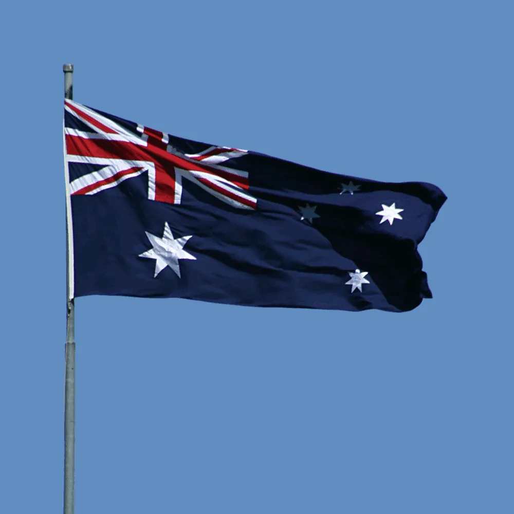 Illustrative image of Australia’s flag, not from the match.